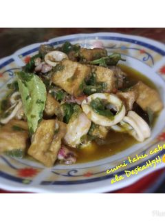 Foto resep Sambel Cumi Tahu Cabe Ijo