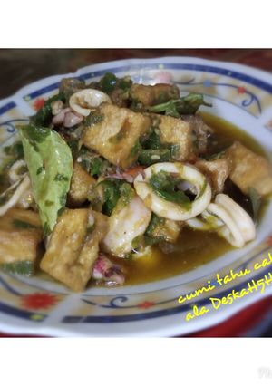 Foto resep Sambel Cumi Tahu Cabe Ijo