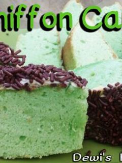 Foto resep Chiffon cake