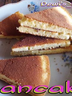 Foto resep Pancake empuk dan lembut "simple"
