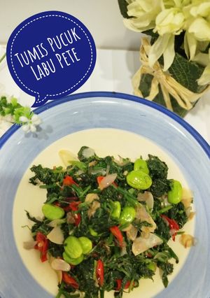 Foto resep Tumis Pucuk Labu Pete