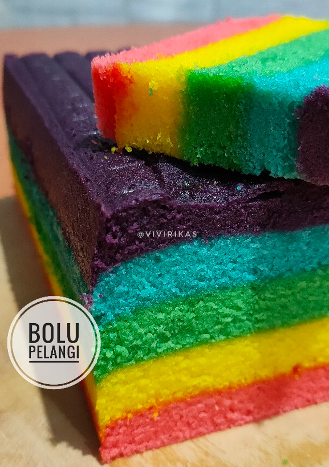 Foto resep Bolu Pelangi