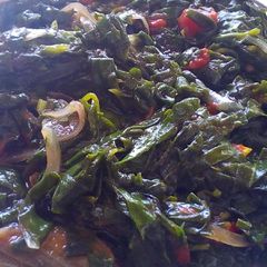 Nderema (malabar spinach)#vegetable contest A picture of Nderema (malabar spinach)#vegetable contest.
