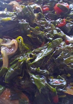 A picture of Nderema (malabar spinach)#vegetable contest.