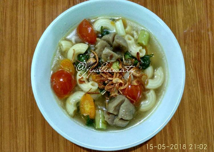 #7 - Sayur Sop Baso Macaroni #SelasaBisa