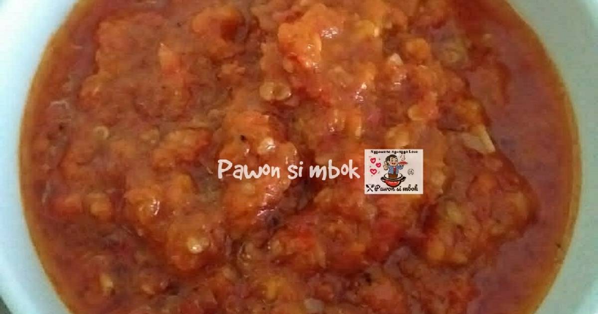 Resep Sambal Bakso Abang Abang Hot Pawon Si Mbok Oleh Pawon Si Mbok Cookpad