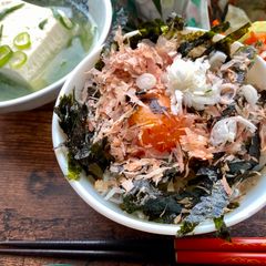 A picture of Japanese Raw Egg Rice.