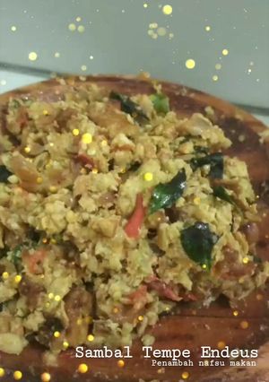 Foto resep Sambal tempe endeus penambah nafsu makan