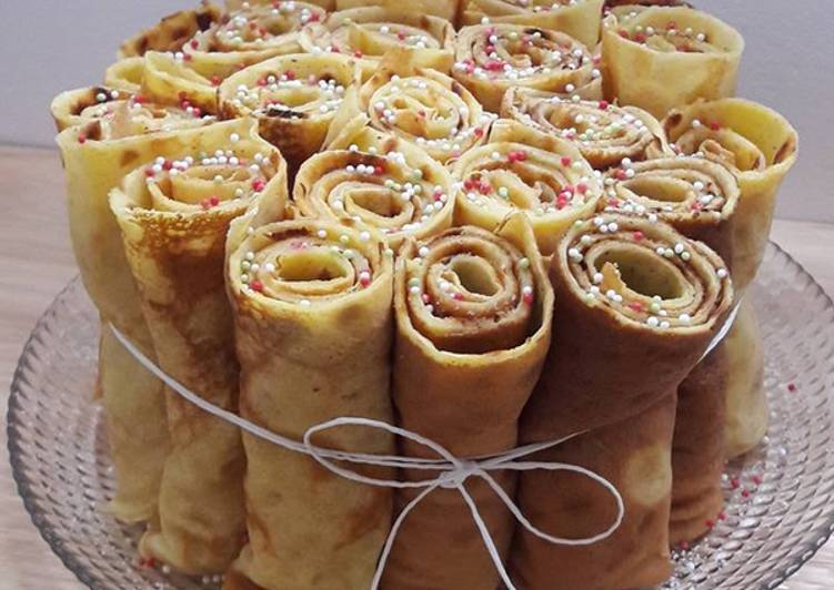 Comment Préparer Les Gâteau de crêpes verticales