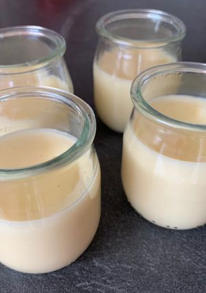 Une photo de Crème dessert à la fleur d’oranger