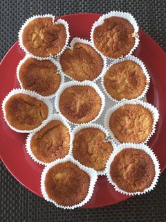 Reszelt almás muffin recept fotója