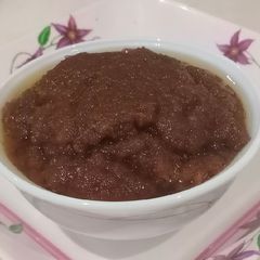 A picture of Whole wheat aata halwa (kada prashad) very.