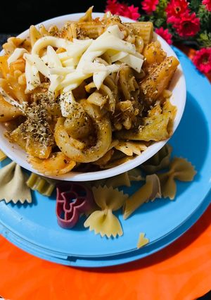 A picture of Simple Pasta for kids.