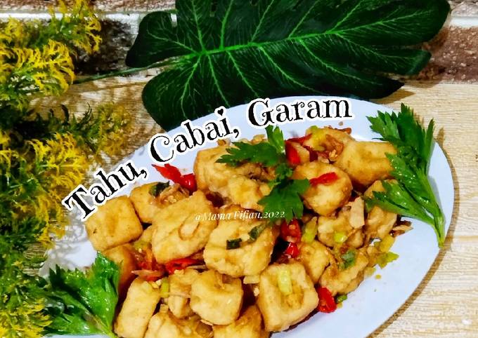 Resep Tahu Cabai Garam Oleh Lanjarsih Mama Fifian Masakanrumahan