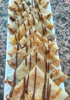 صورة لوصفة كريب بالشوكولاته