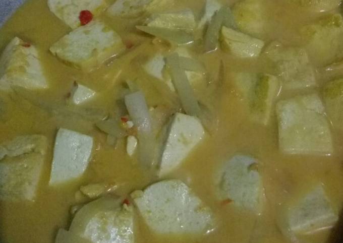 Anti Ribet, Bikin Sayur santan tahu labu Istimewa