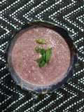 Beet root Raita with Sabja seeds