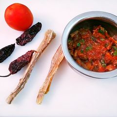 A picture of Hot & Spicy Bombay Duck Chutney.