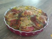 Une photo de tian legume patate