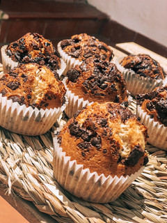 Una foto de Muffins con chocolate 🧁🍫