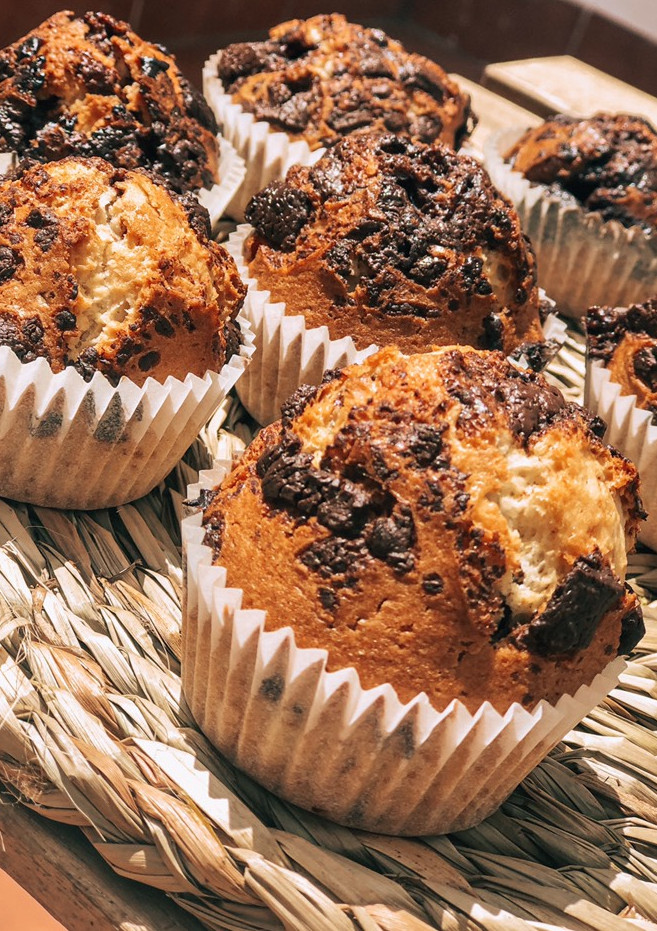 Una foto de Muffins con chocolate 🧁🍫
