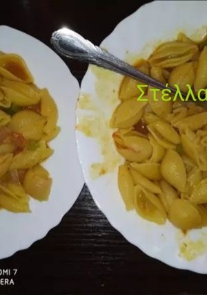 Φωτογραφία της συνταγής Κοχύλια με κάρυ και λαχανικά