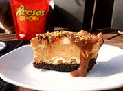 Una foto de relleno de crema de maní