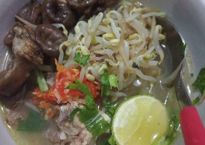 Resep Soto babat iso kuah bening seger khas solo, Andalan