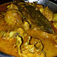 Bengal's chicken curry A picture of Bengal's chicken curry.