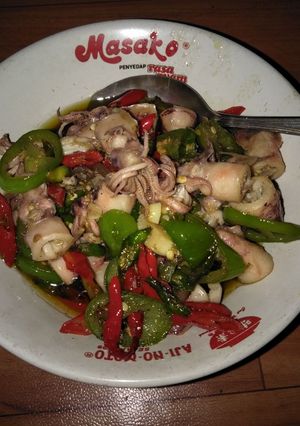 Foto resep Oseng cumi pedas