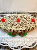 Corn and Cheese Cake with Ganache Topping