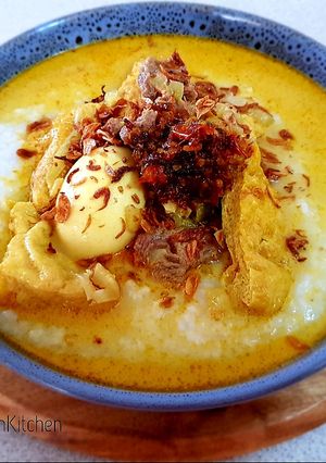 A picture of Bubur lemu (lemu porridge).