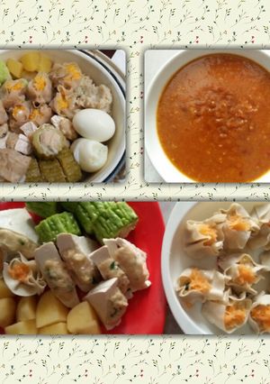 Foto resep Siomay Ayam Bumbu Kacang