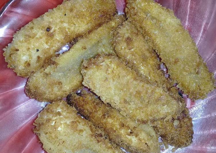 Pisang goreng pasir krenyes