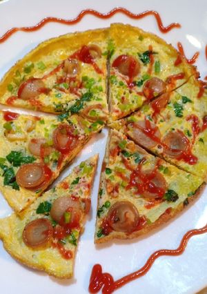 Foto resep (Seri telur) Telur pizza Bekal Sekolah Anak 🍕