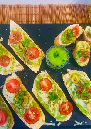 A picture of Easy Open faced Avocado 🥑 Caprese-10 Minutes Power Appetiser 🥖.