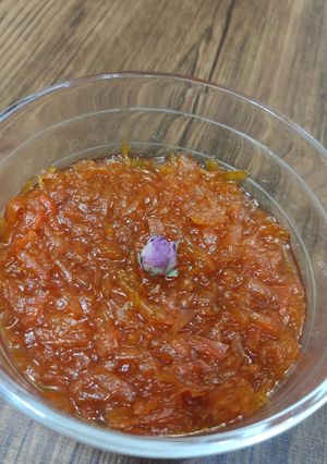 عکسی از دستور مربای هویج ساده و راحت