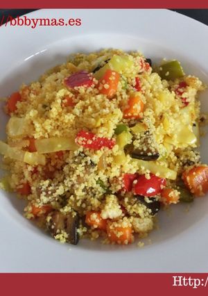 Una foto de Cuscus de verduras
