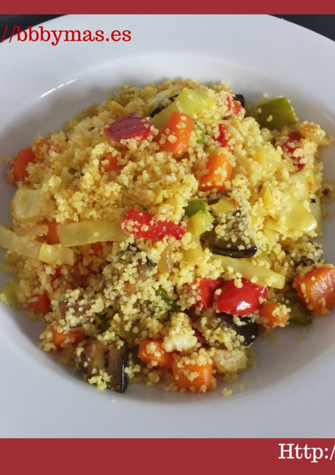Una foto de Cuscus de verduras