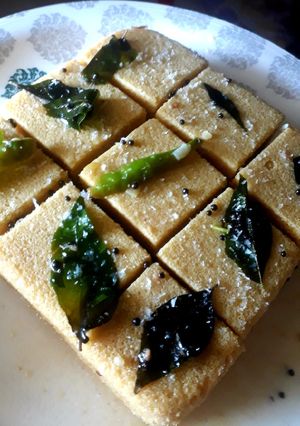 A picture of Instant Dhokla.