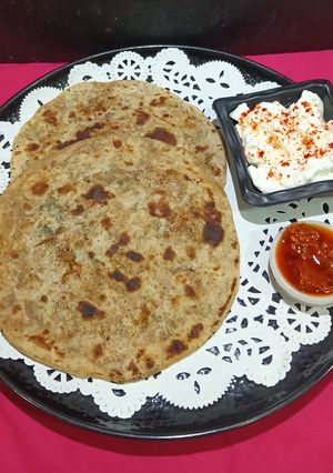 A picture of Sattu Paratha.
