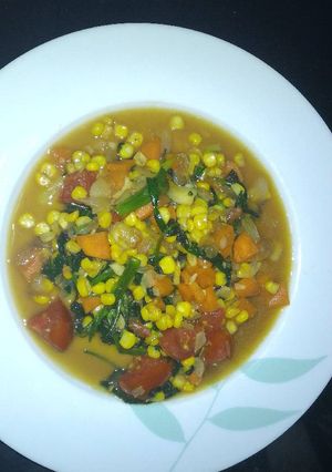 Foto resep Oseng kangkung, jagung, wortel 