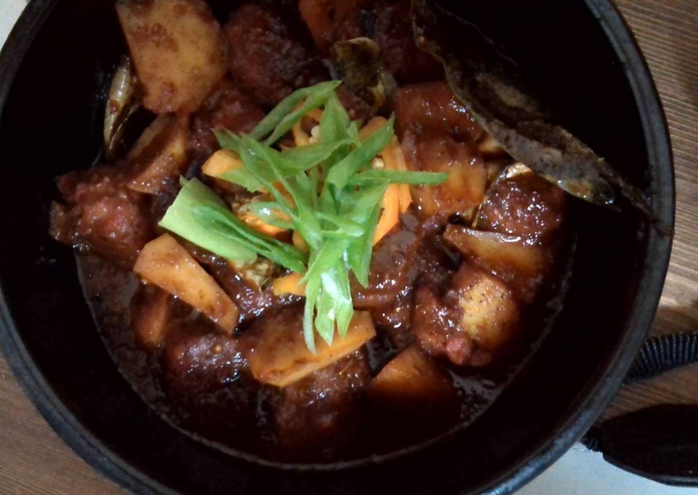 Beef Rib Stew (semur iga sapi)