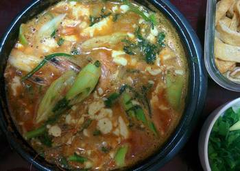 Easiest Way to Recipe Yummy Sundubu Jjigae Spicy Tofu Stew