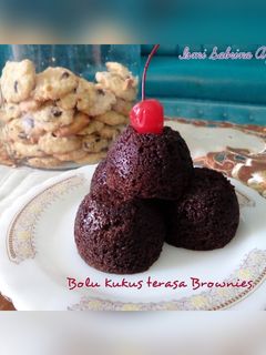 Foto resep Bolu Kukus terasa Brownies