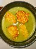 Chicken Patties in Green Sauce