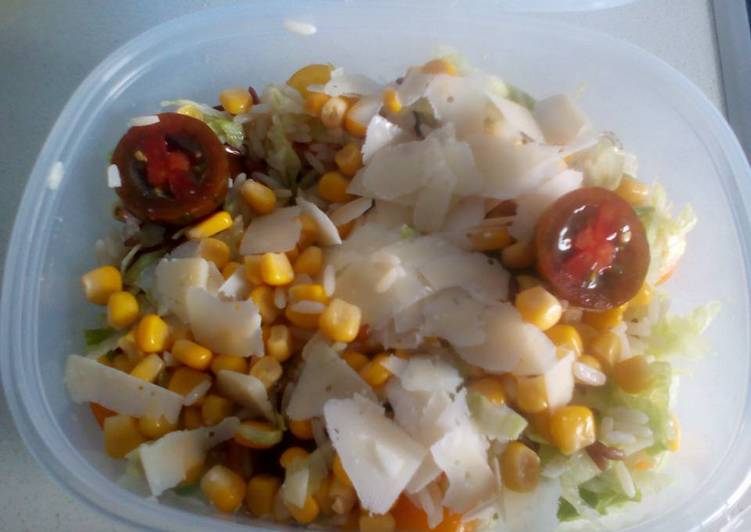 Ensalada mediterránea de arroz