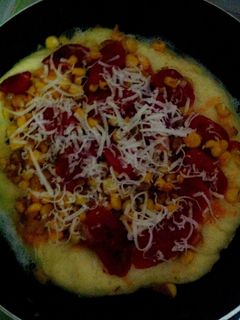 Foto resep Pizza teflon sederhana sosis jagung 