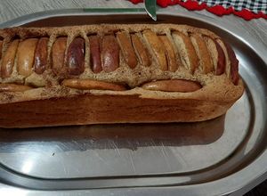 Foto de Bolo de maçã, aveia e canela