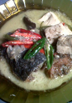 Foto resep mangut lele mix tahu